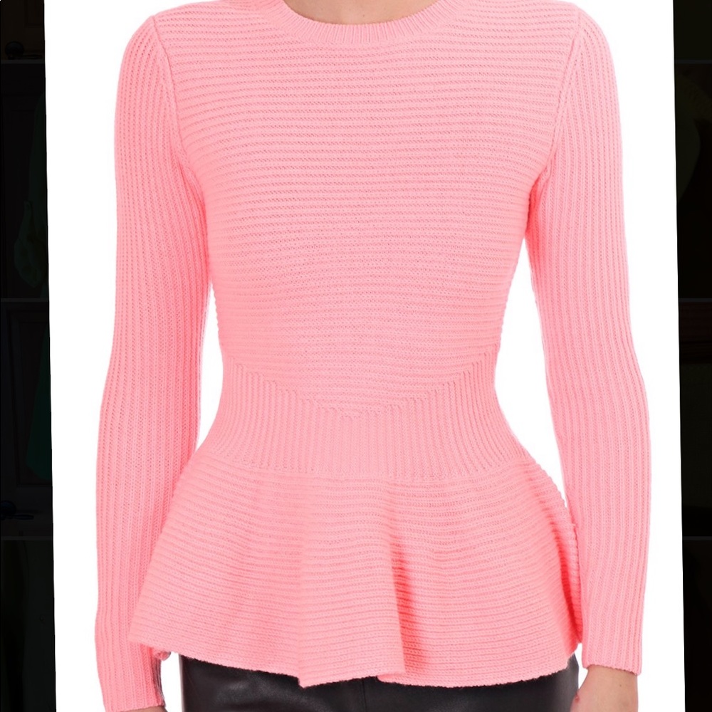 Ted Baker Pink Peplum Edeniaa Sweater